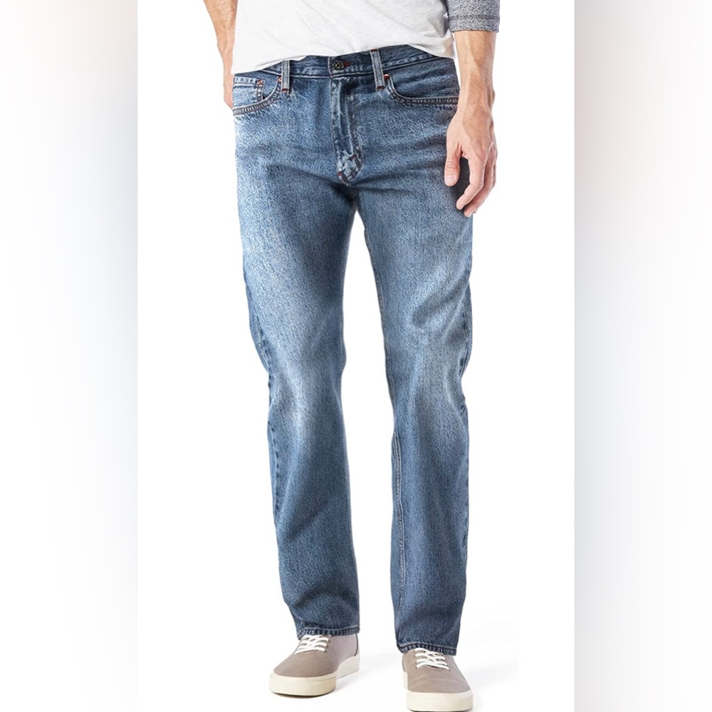 Signature by Levi Strauss & Co. Gold Label Men's Regular Fit Flex Jeans 32 X 32